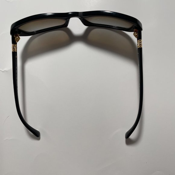 ♥ Vogue Subtle Cat Eye Polarized Black Sunglasses, Will send in a case. - Picture 4 of 6